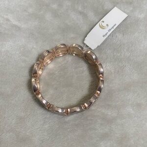 NWT Charming Charlie Easter Purple Light Bracelet